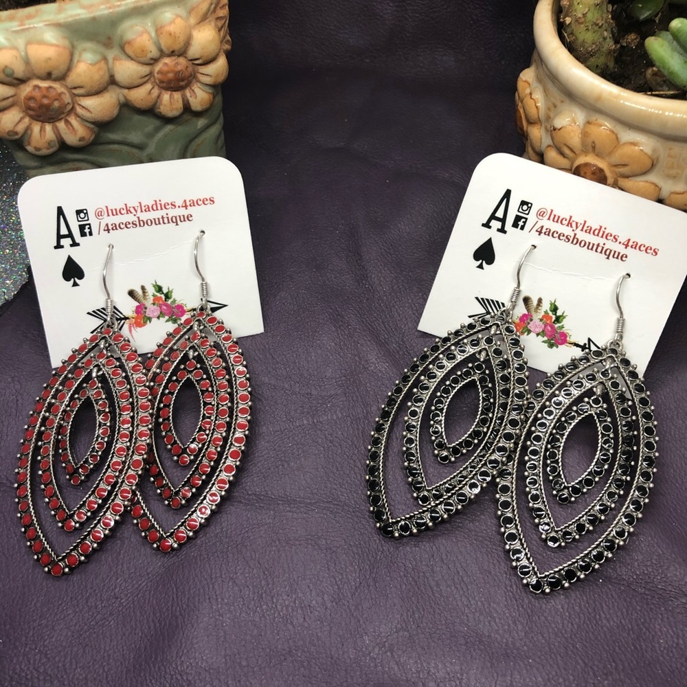 🎸 Sale Rhinestone Western Fashion Jewelry Earring